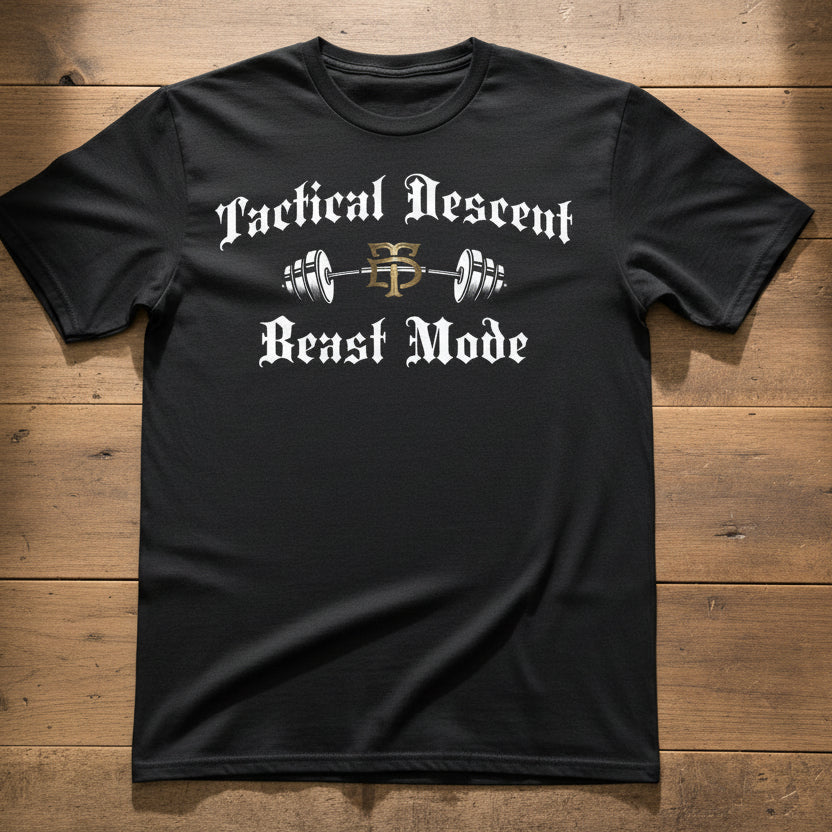 BLACK triblend shirt for training in the gym