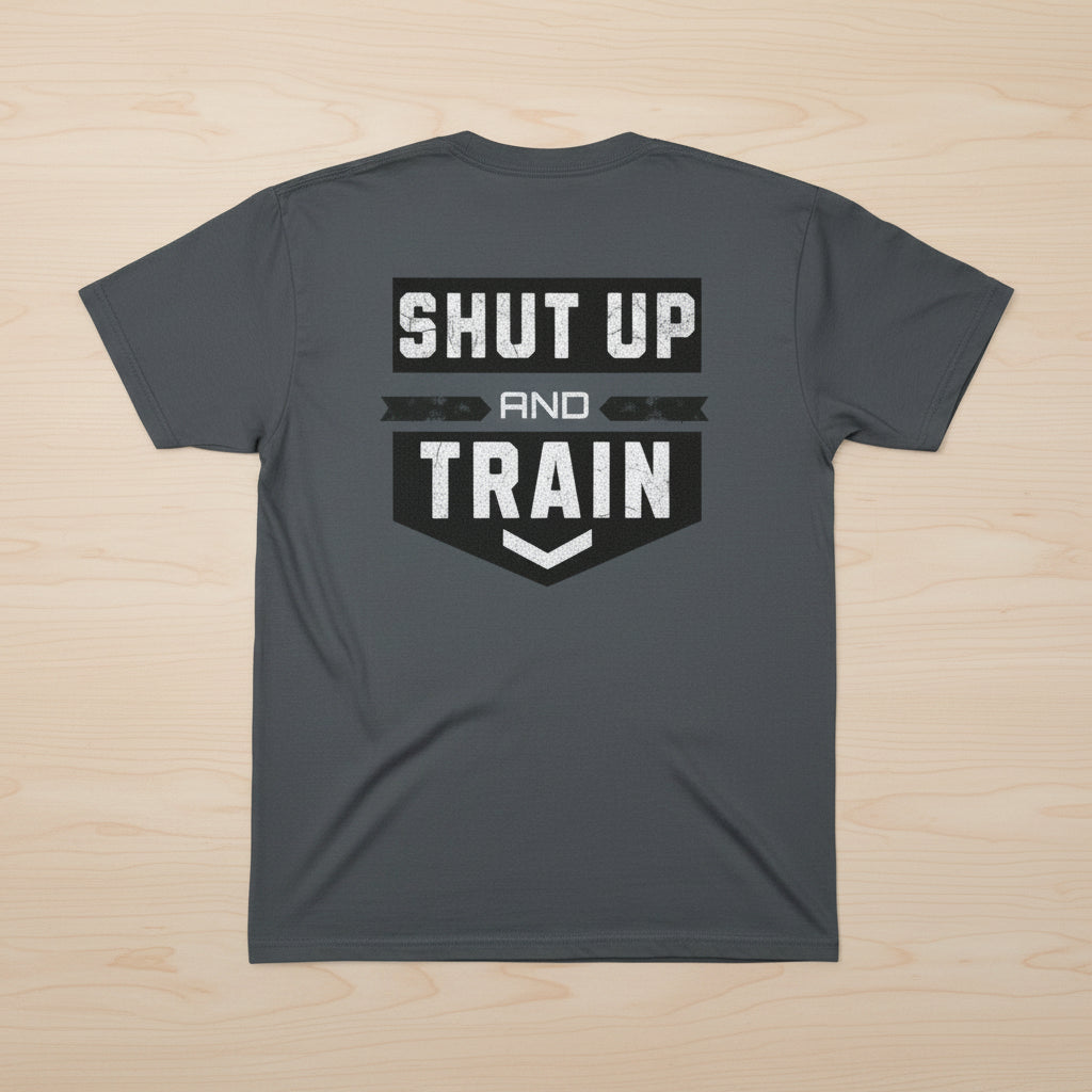 Vintage Heavy Metal tactical descent triblend training shirt