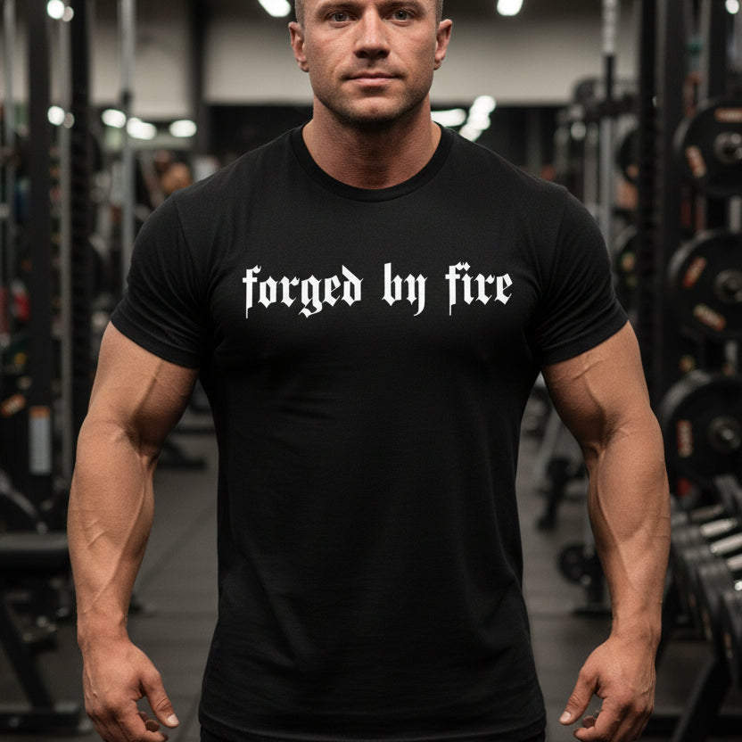 BLACK TRIBLEND TRAINING GYM SHIRT