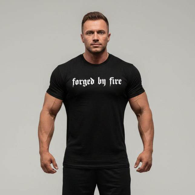 BLACK TRIBLEND TRAINING GYM SHIRT