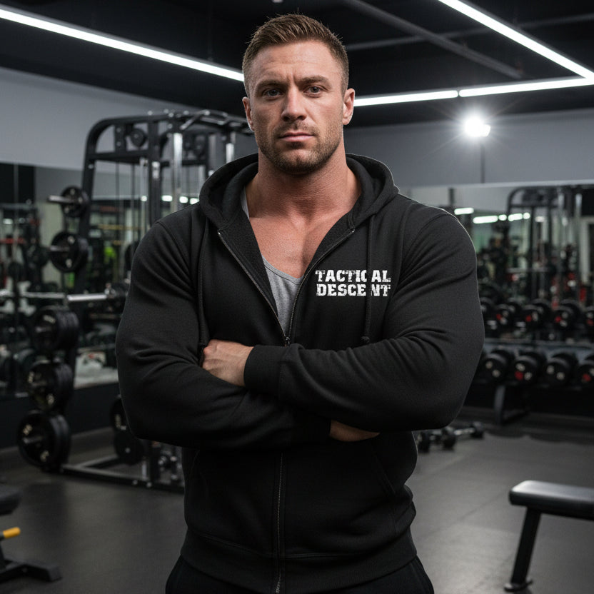 BLACK zip up hoodie