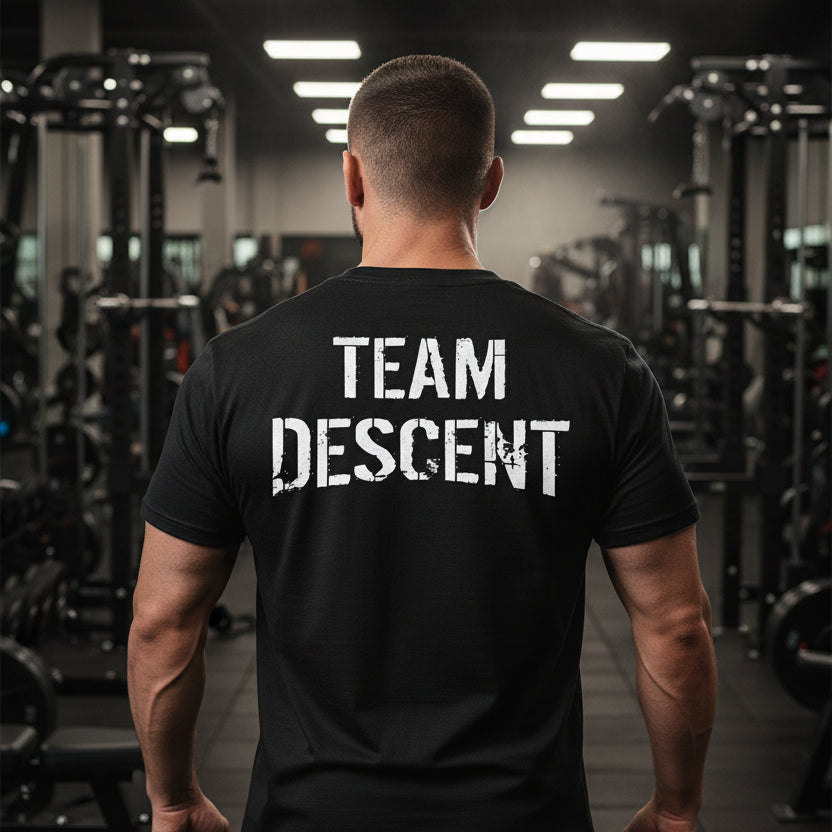 Black heavyweight tee