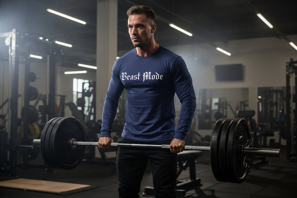 NAVY premium intensity training shirt for men