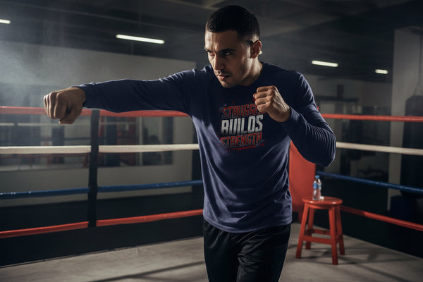 NAVY Moisture wicking workout long sleeve A4 N3165