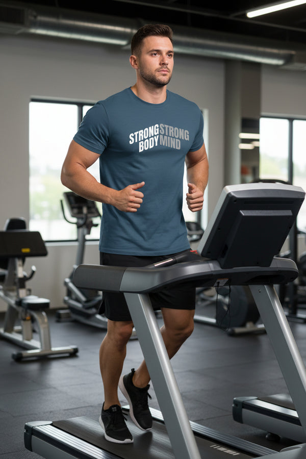 Midnight Navy Next Level N6210 Strong Body Strong Mind Tactical Descent