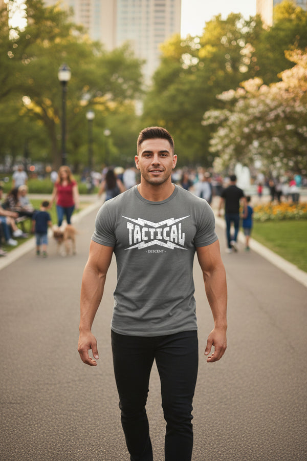 Charcoal Athletic lifestyle shirt Tactical Descent