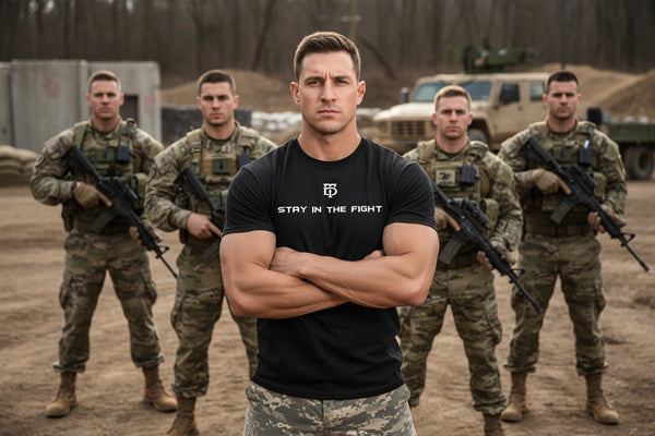 BLACK Men’s triblend motivational workout tee