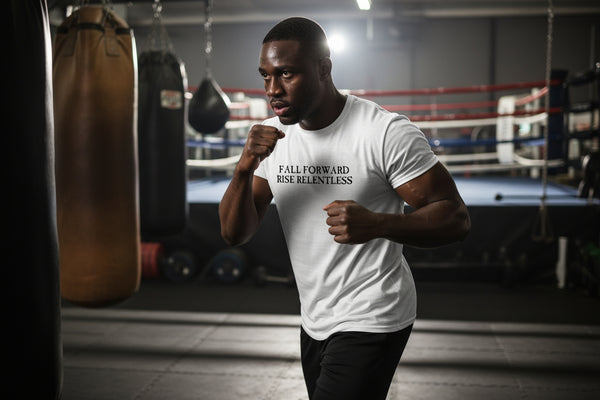 WHITE premium triblend athletic shirt