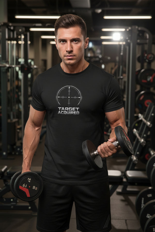 BLACK Premium triblend athletic t-shirt