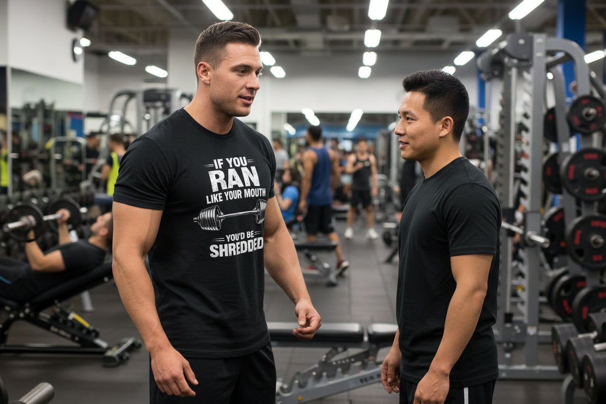 BLACK Premium triblend athletic shirt