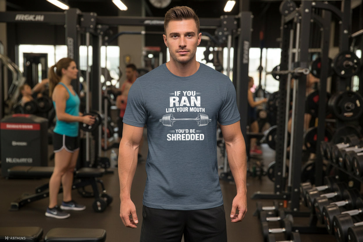 VINTAGE NAVY Men’s triblend workout tee