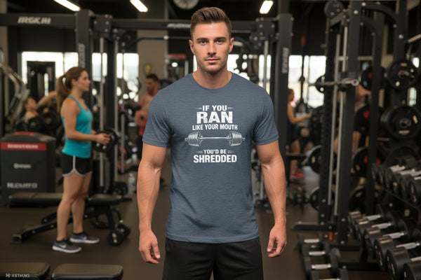 VINTAGE NAVY Men’s triblend workout tee
