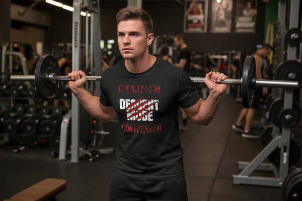 BLACK Premium triblend athletic t-shirt