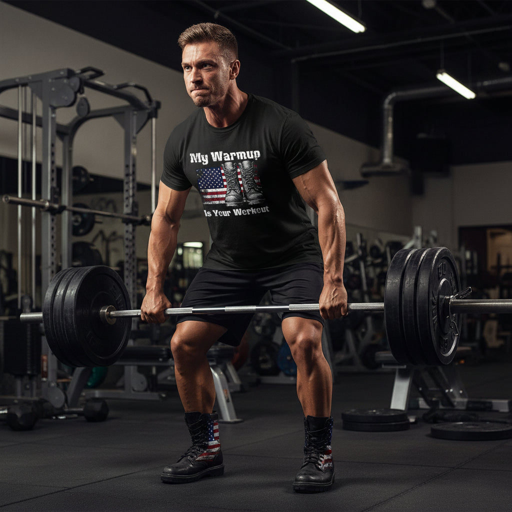 BLACK Premium triblend workout t-shirt