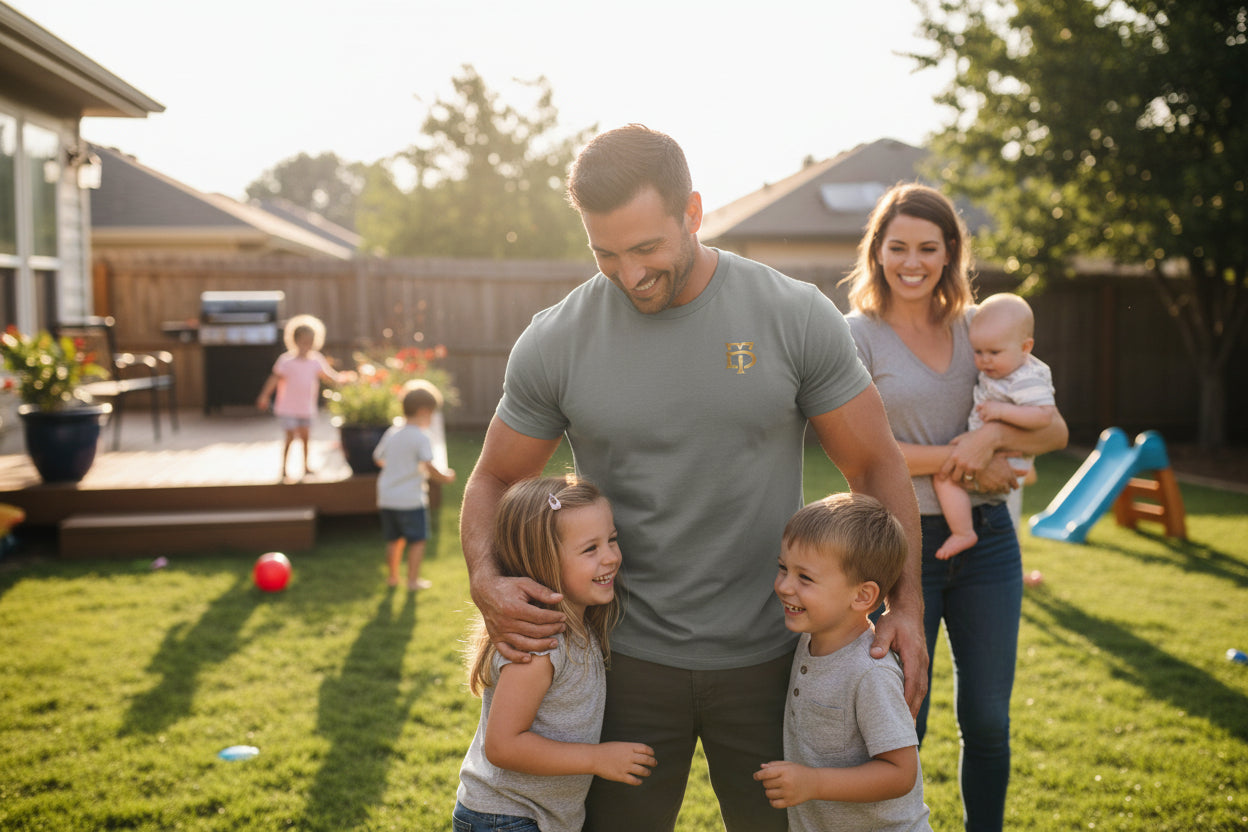 Vintage Heavy Metal Fitness lifestyle tee men