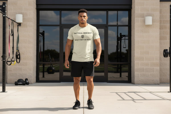 Sand Premium cotton poly athletic shirt