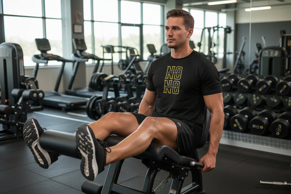 Black Premium CVC gym shirt