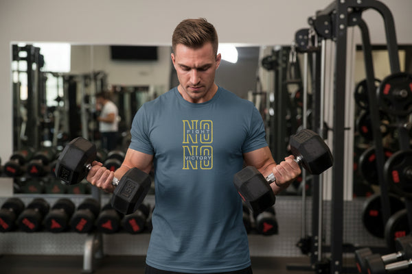 Midnight Navy Premium CVC gym shirt
