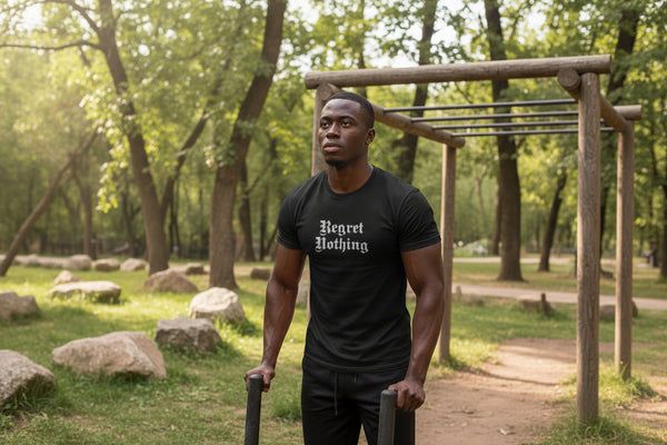 BLACK athletic training shirt