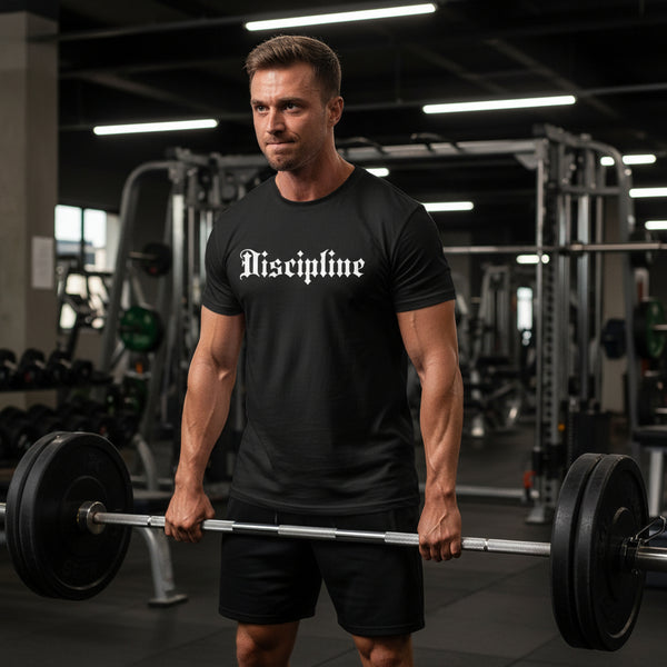 BLACK Fitness mindset apparel tee