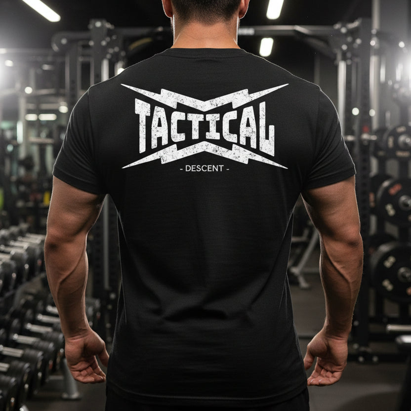 BLACK triblend gym t-shirt