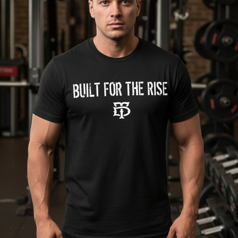 Black heavyweight tee
